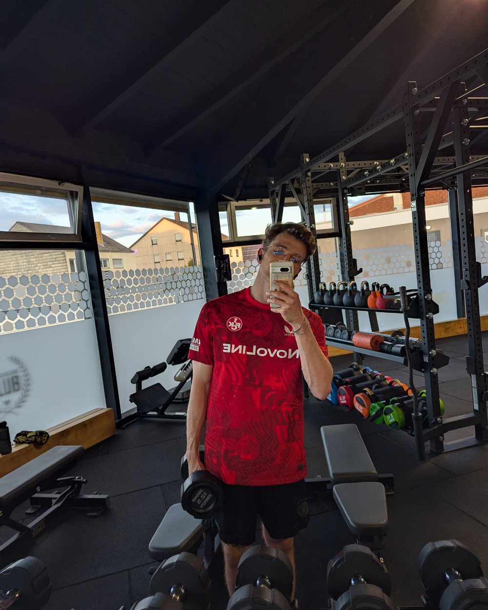 Jonas Melzer im Gym